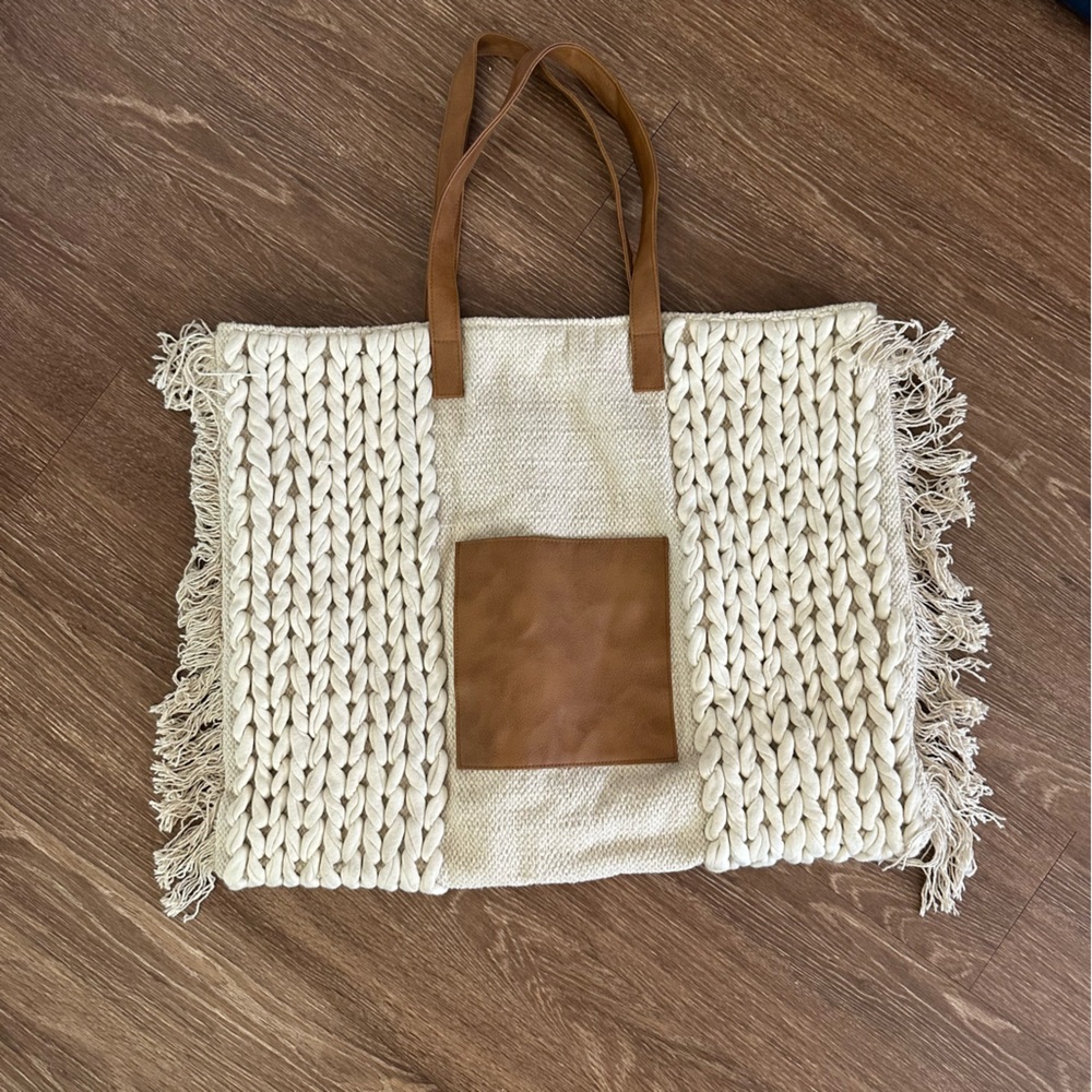Anthropology woven bag
